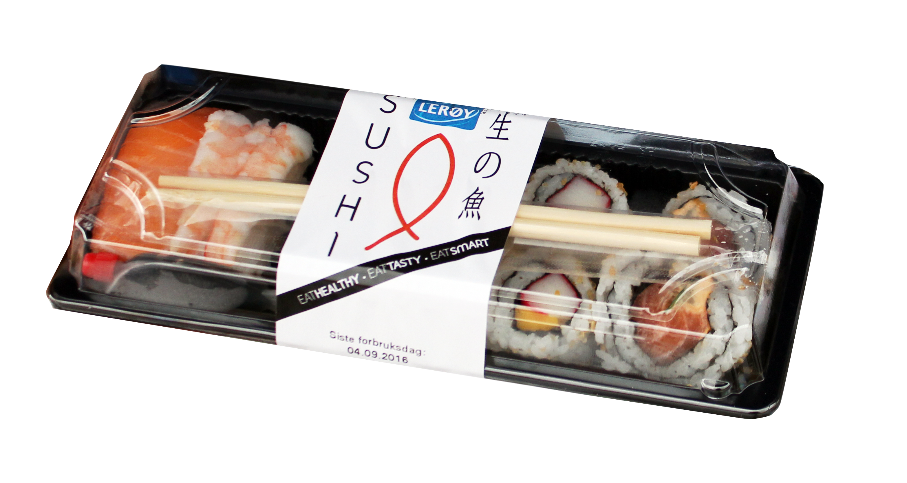 Sushi produktforpakning