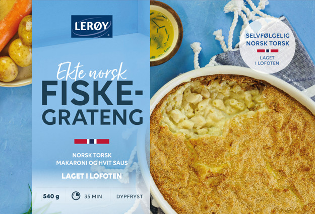 Lerøy ekte norsk fiskegrateng